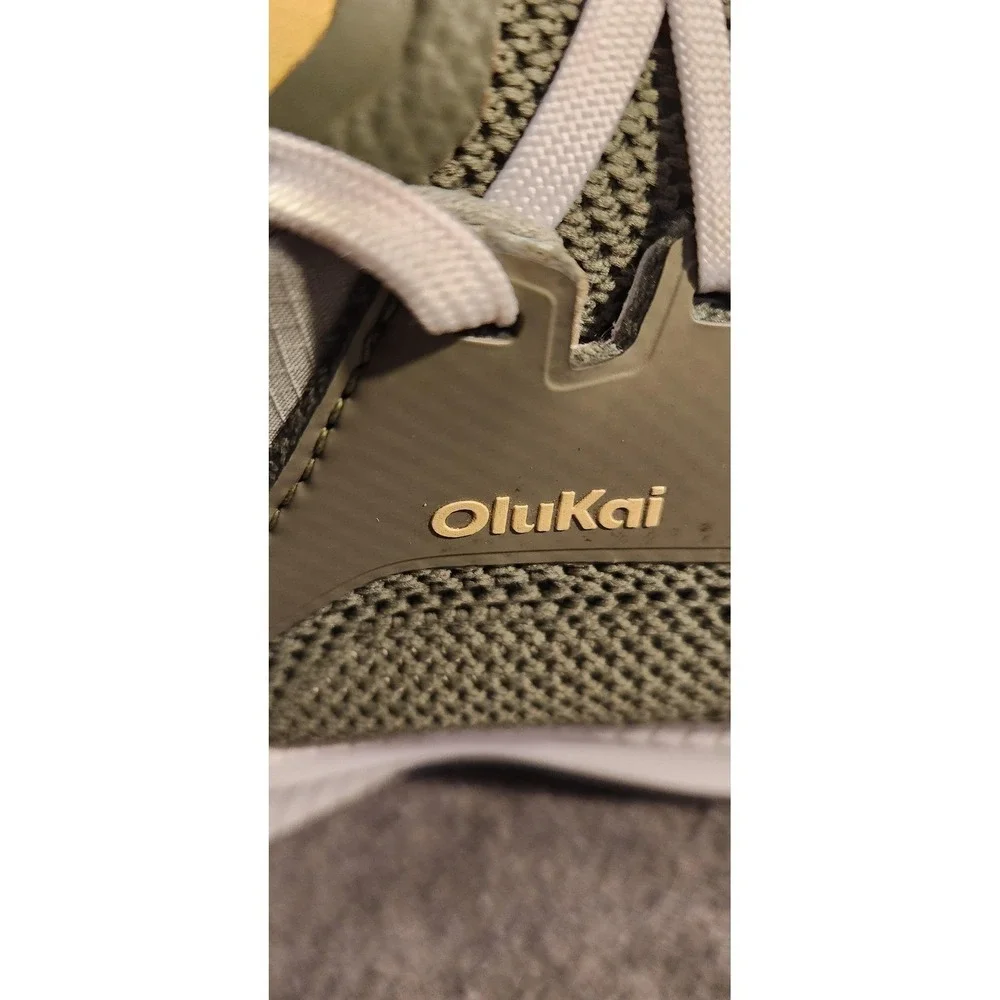 OluKai Island‎ Hopper Shoes Mens Size 10 Green Mesh Running Sneakers 10543-3939